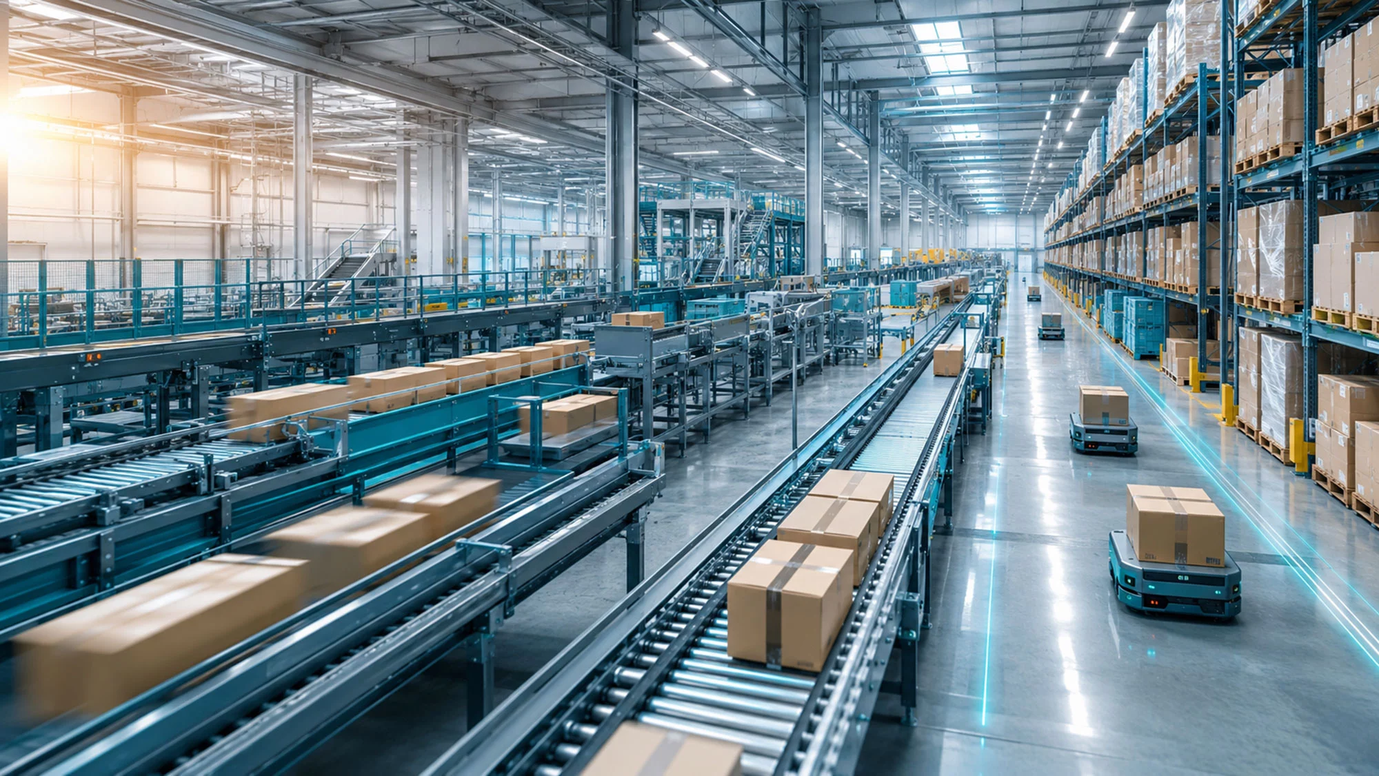 Logistikzentren und Handel